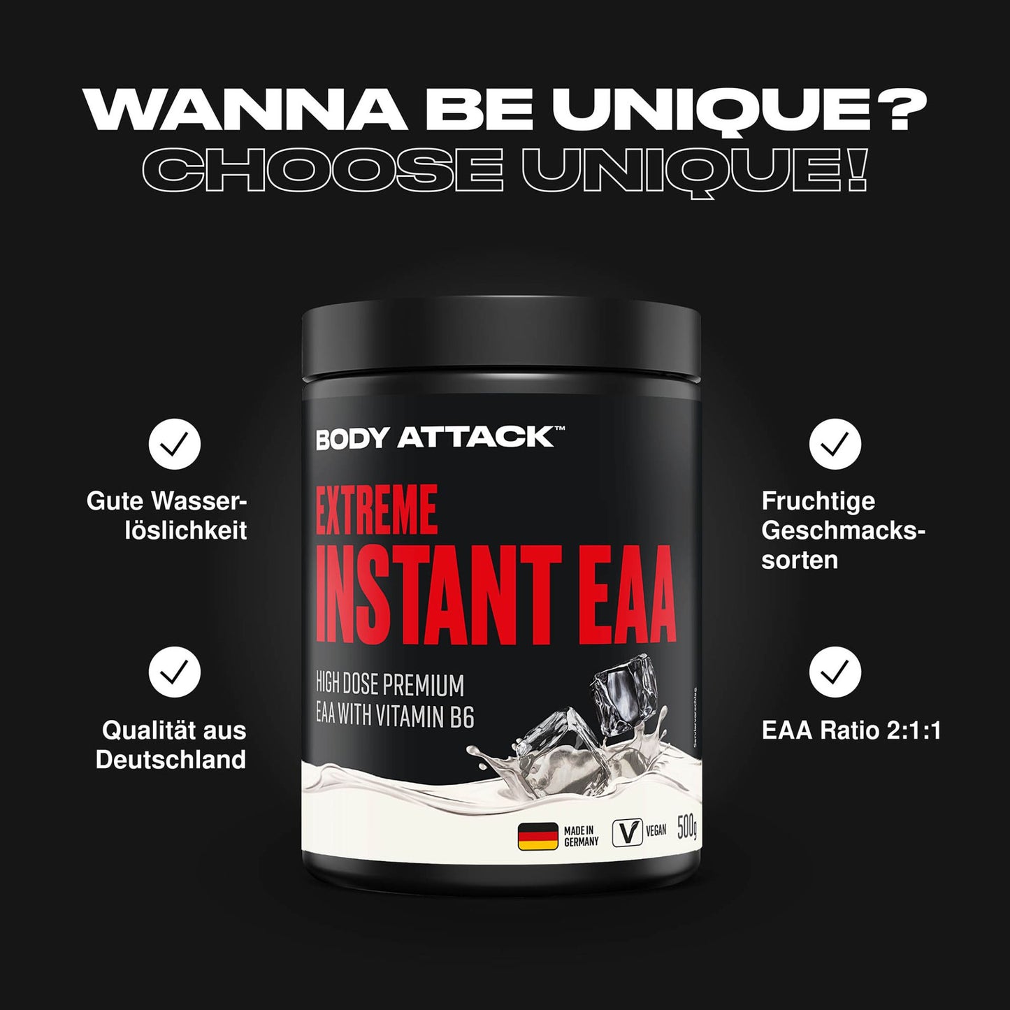 Body Attack Extreme Instant EAA - 500g