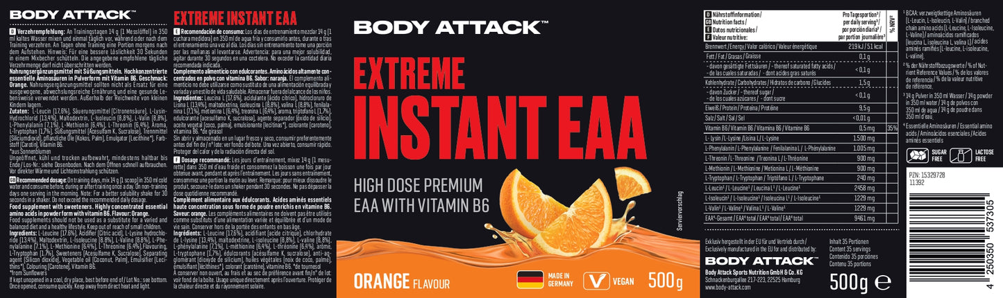 Body Attack Extreme Instant EAA - 500g