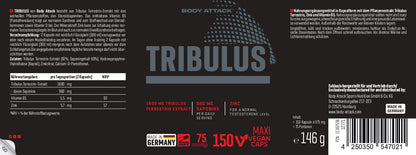 Body Attack Tribulus 150 Kapsel