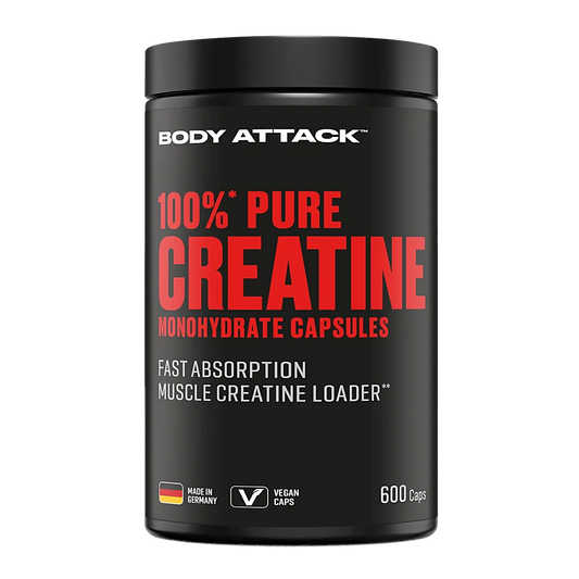 Body Attack 100% Pure Creatine 600 Kapseln