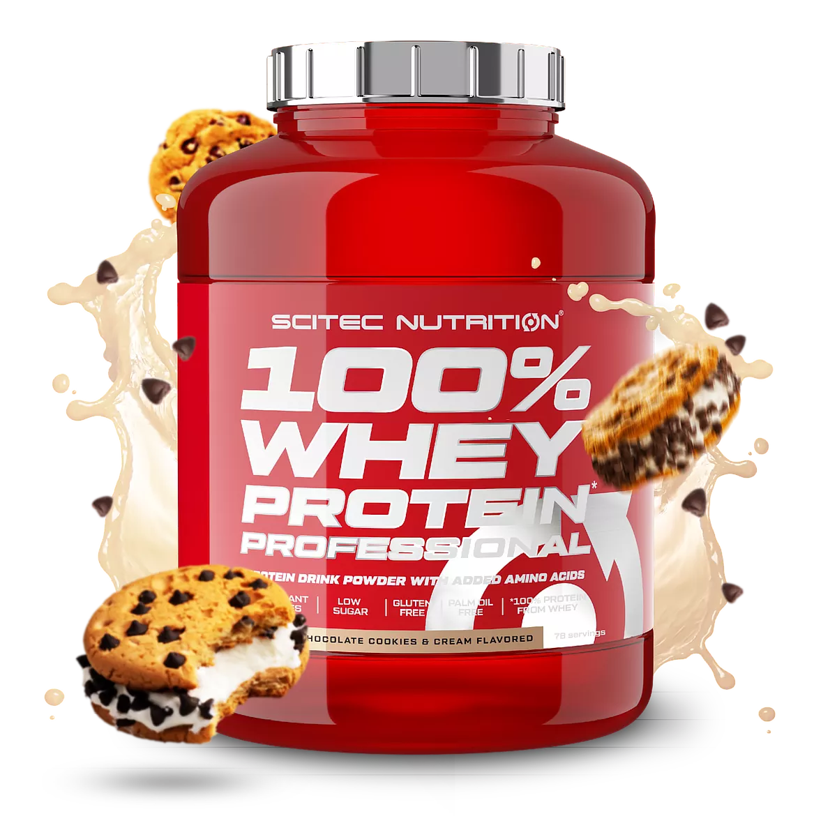 Scitec 100% Whey Professional 2350g (Bundle 60 Tage)