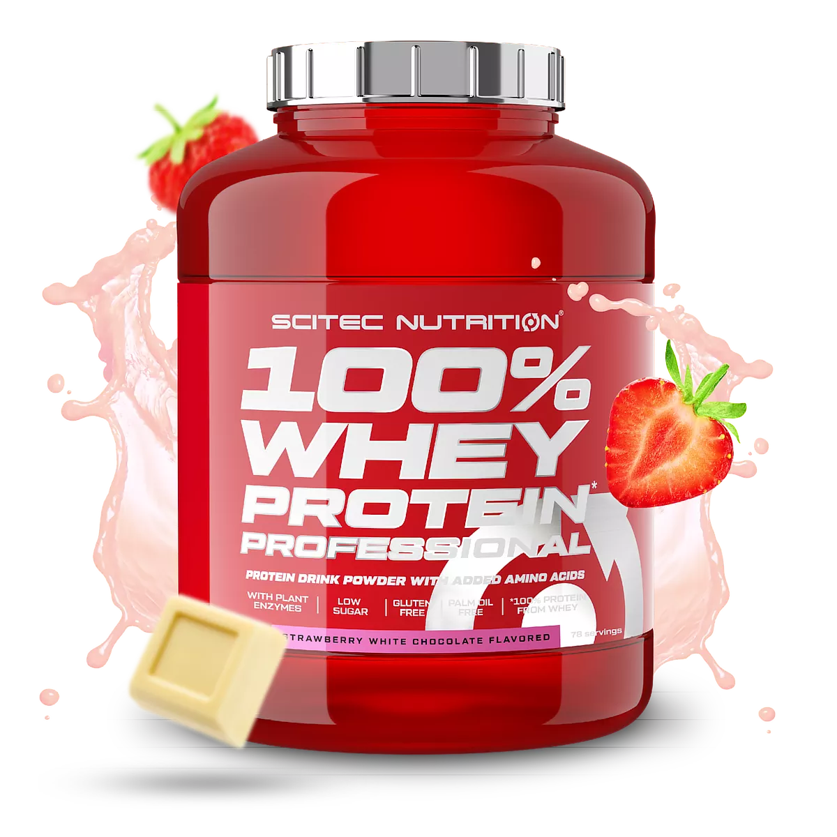 Scitec 100% Whey Professional 2350g (Bundle 60 Tage)