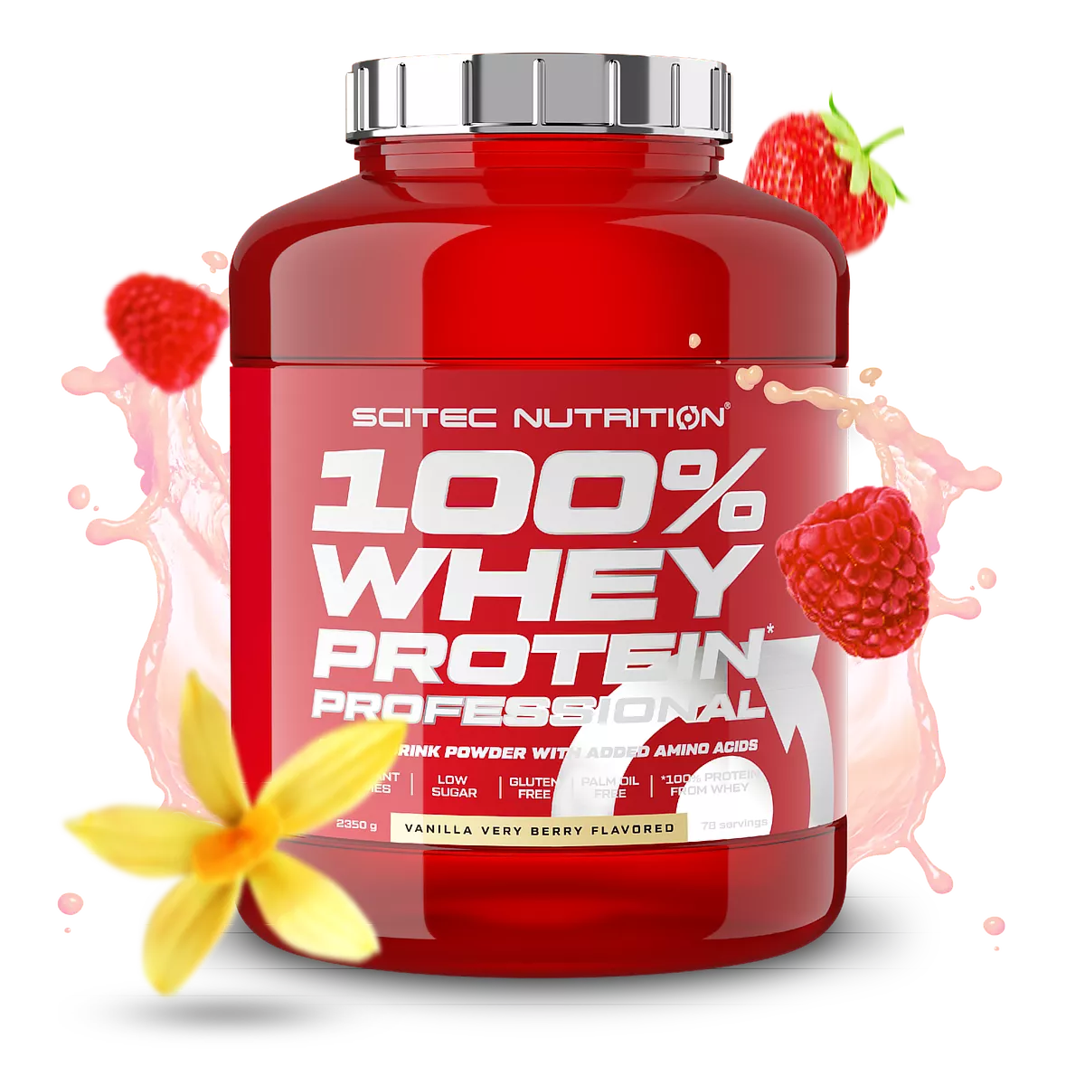 Scitec 100% Whey Professional 2350g (Bundle 60 Tage)