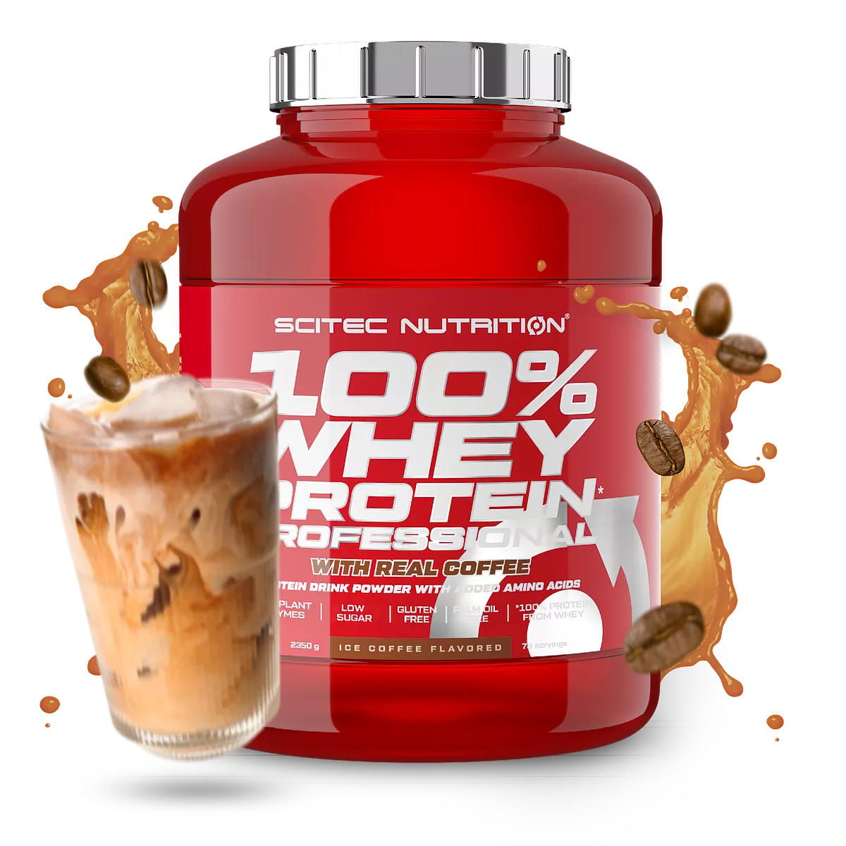 Scitec 100% Whey Professional 2350g (Bundle 60 Tage)