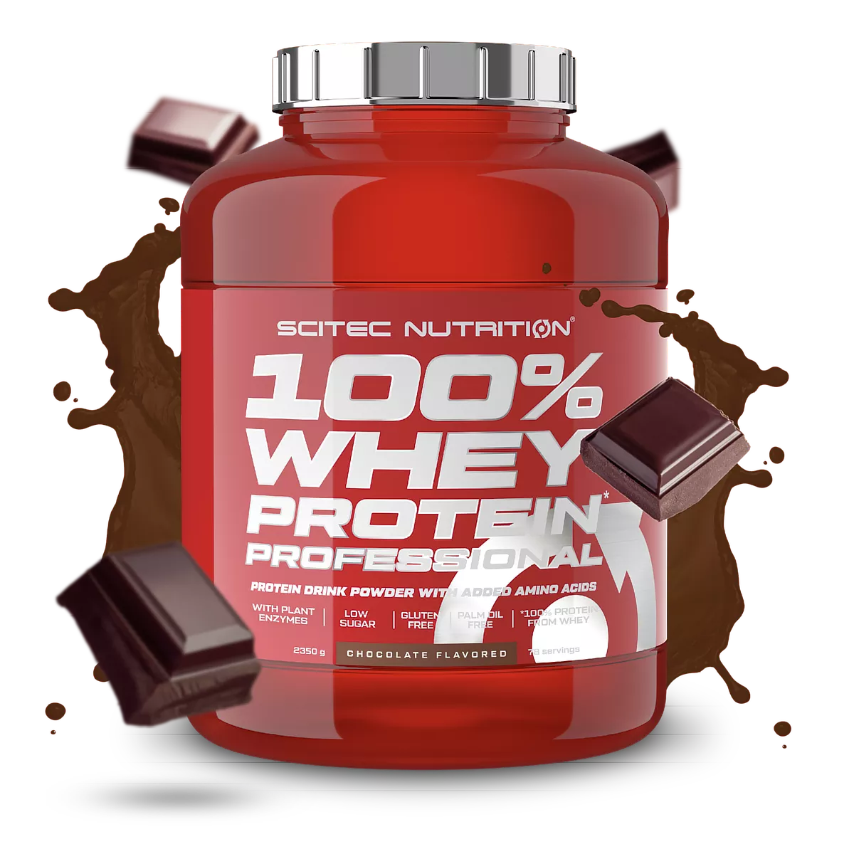 Scitec 100% Whey Professional 2350g (Bundle 60 Tage)