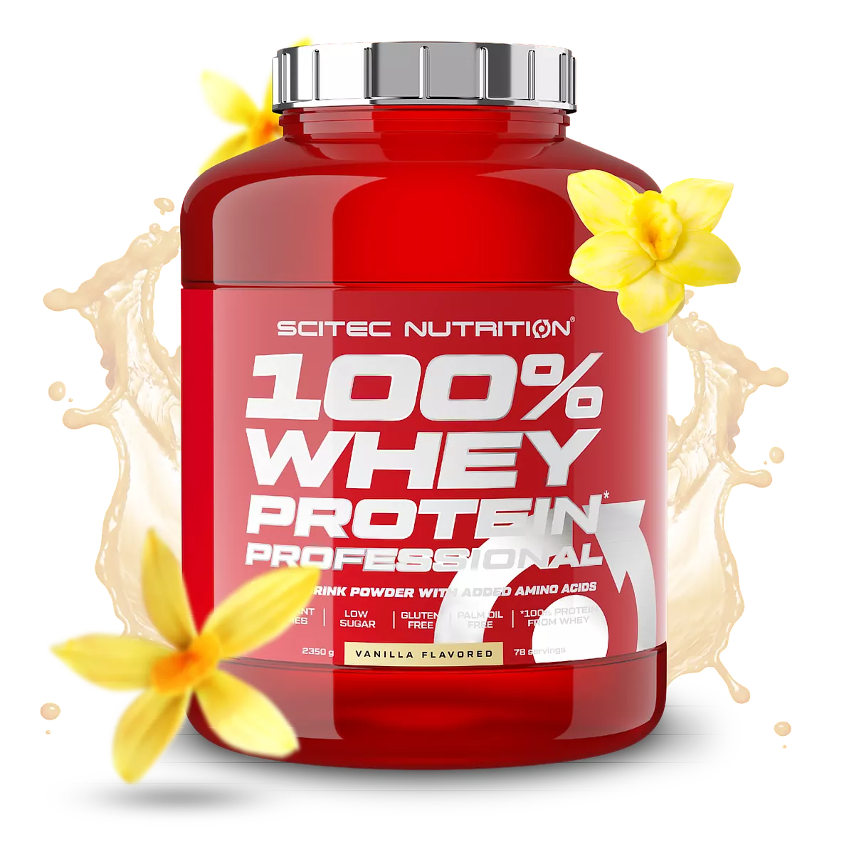 Scitec 100% Whey Professional 2350g (Bundle 60 Tage)