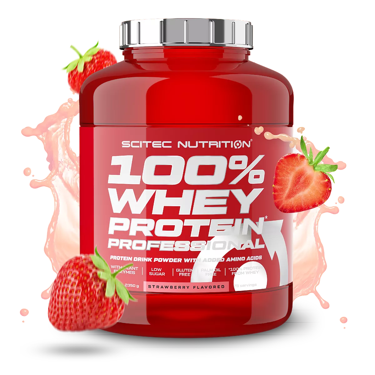 Scitec 100% Whey Professional 2350g (Bundle 60 Tage)