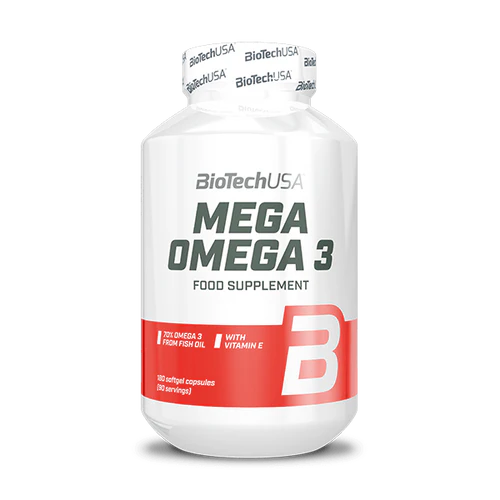 BioTech Mega Omega 3, 180 Kapseln