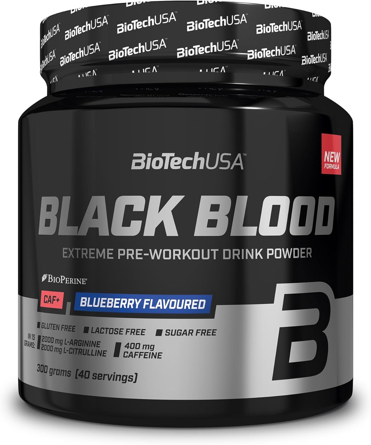 BioTech Black Blood CAF+ 300g (40 Serv.)