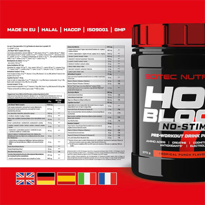 Scitec Hot Blood No-Stim 375g