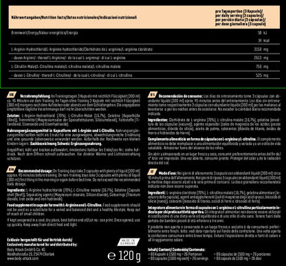 Body Attack Arginine Shock 80 Caps