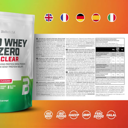 BioTech Iso Whey Zero Clear 1000g