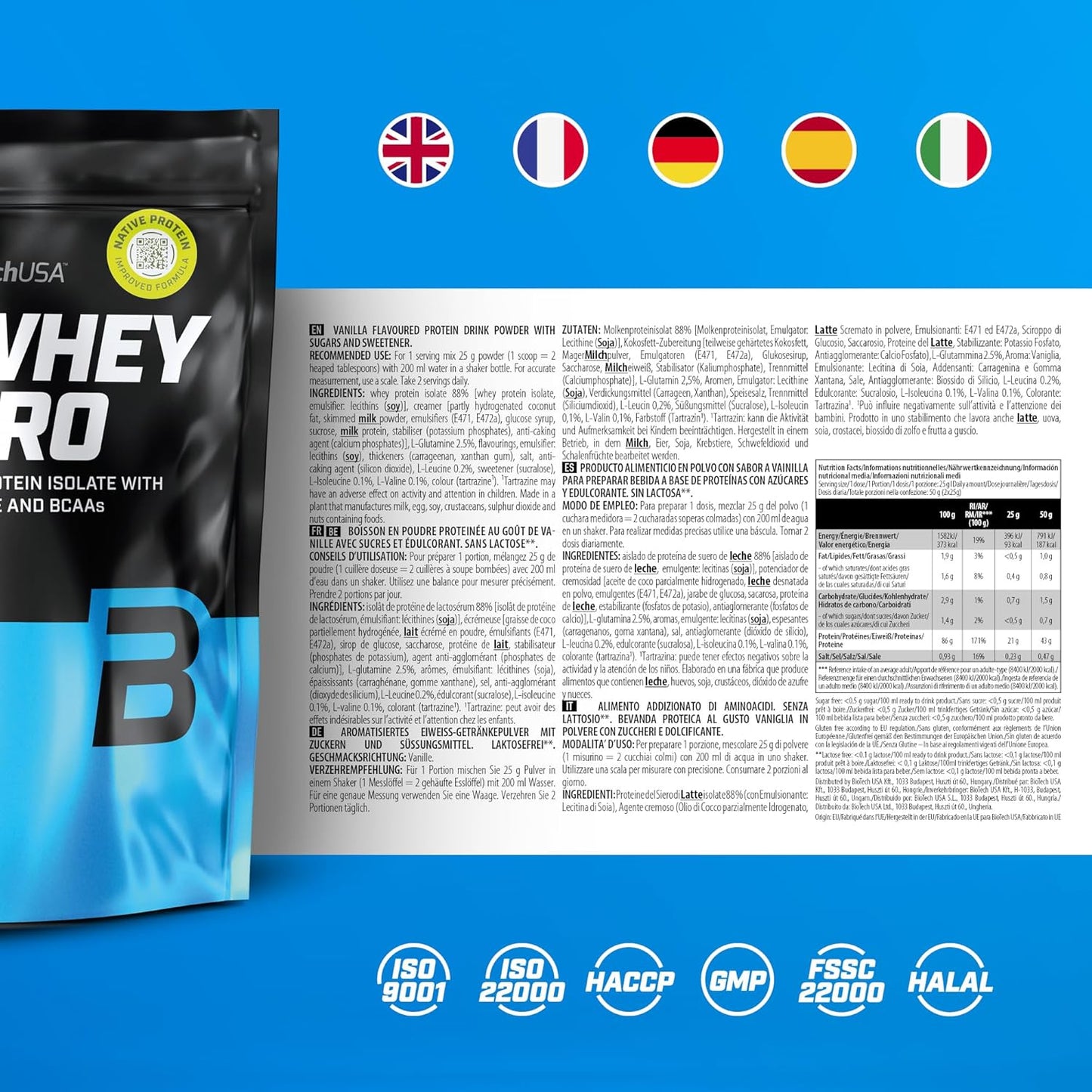 Biotech Iso Whey Zero 500g Beutel