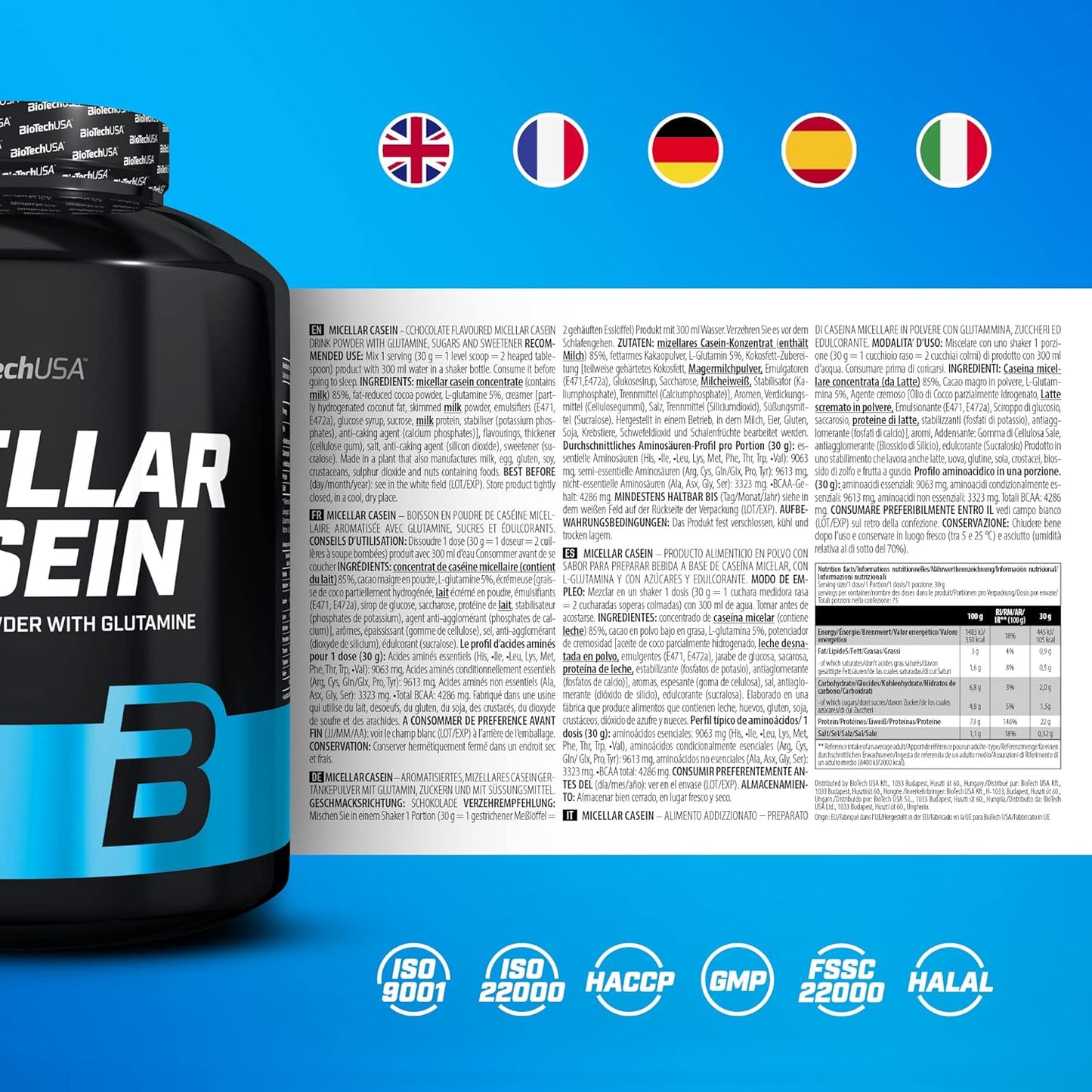 BioTech Micellar Casein 2270g