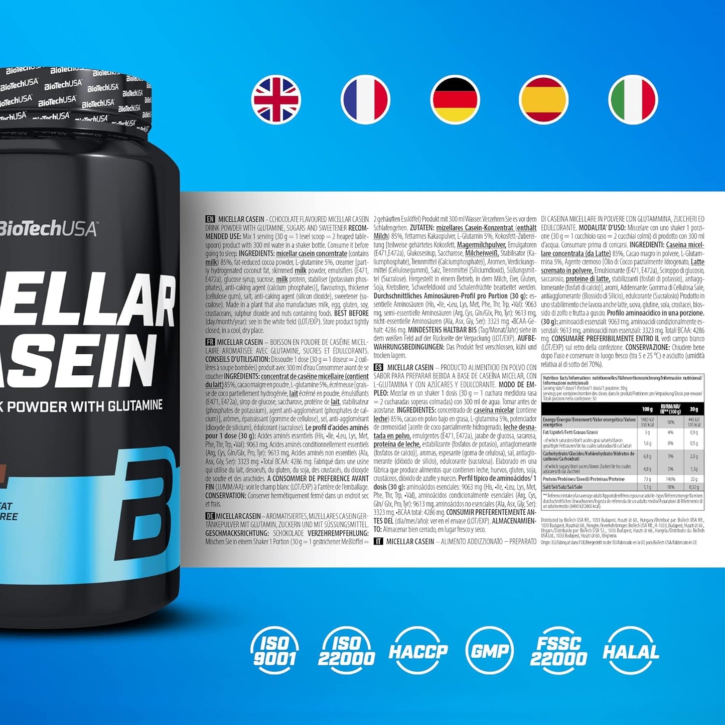 BioTech Micellar Casein 908g