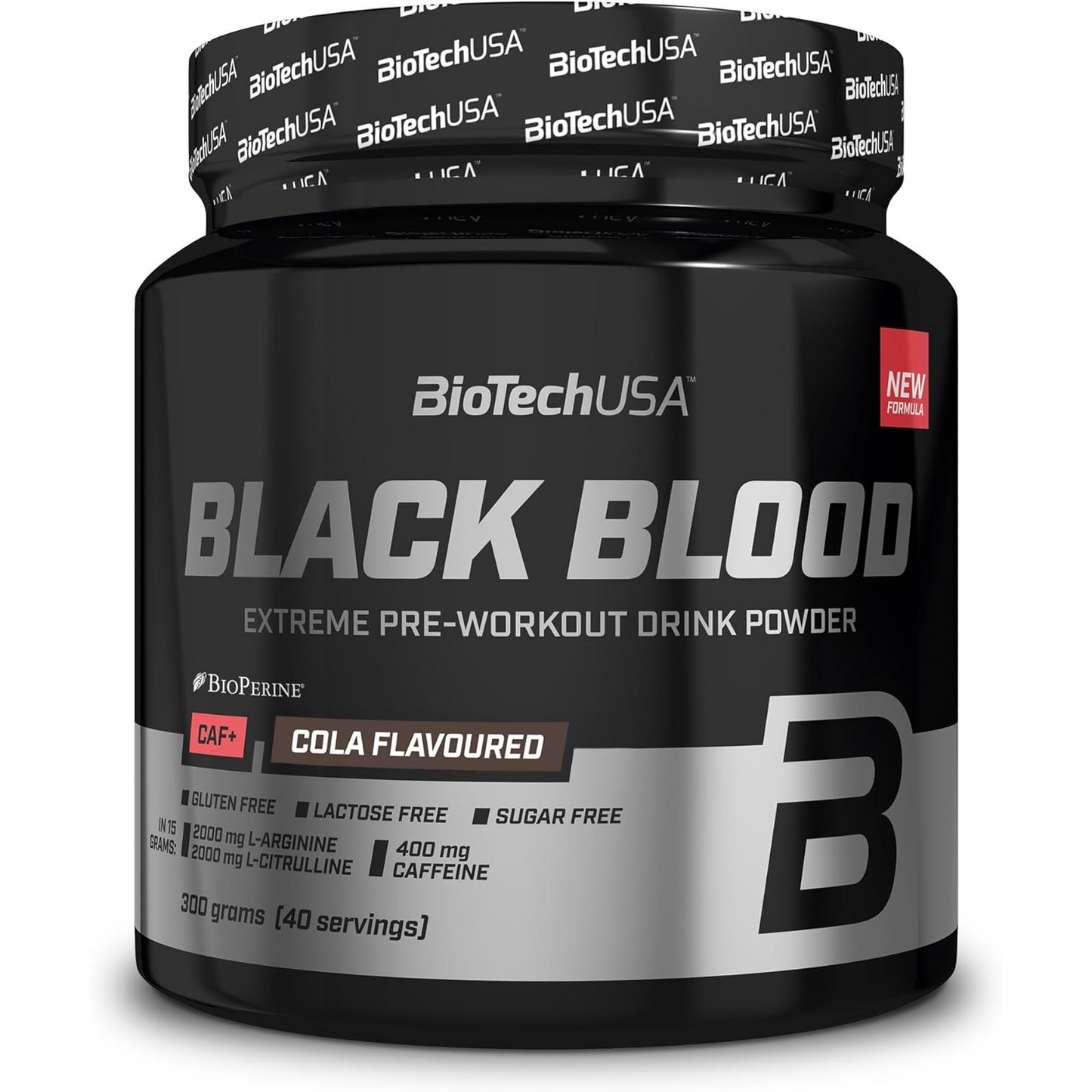 BioTech Black Blood CAF+ 300g (40 Serv.)