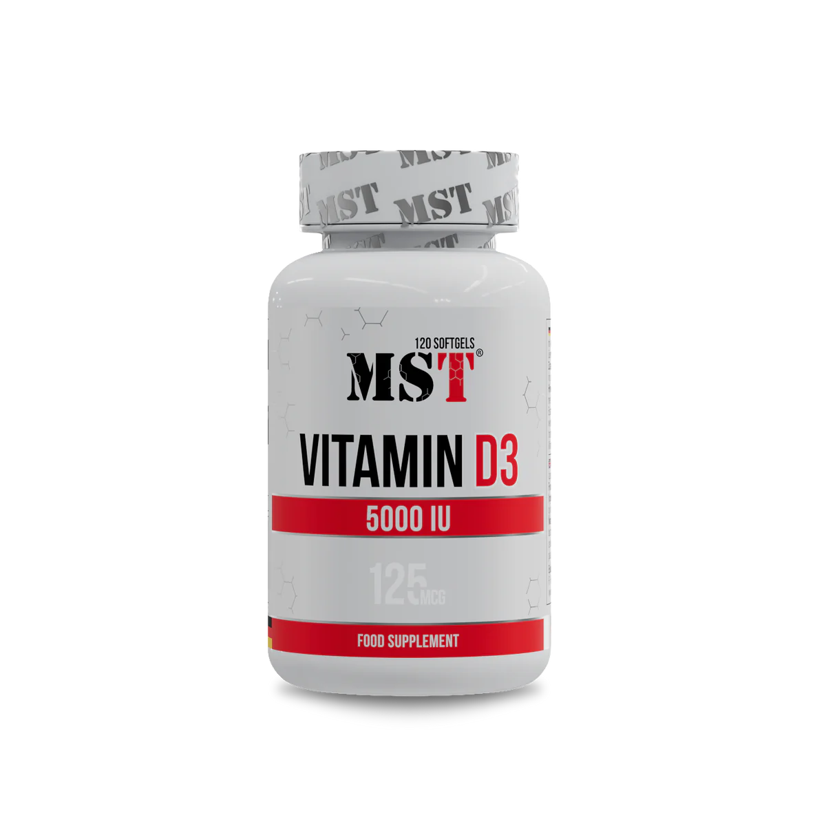 MST - Vitamin D3 5000IU 120 Softgels (Bundle 120 Tage)