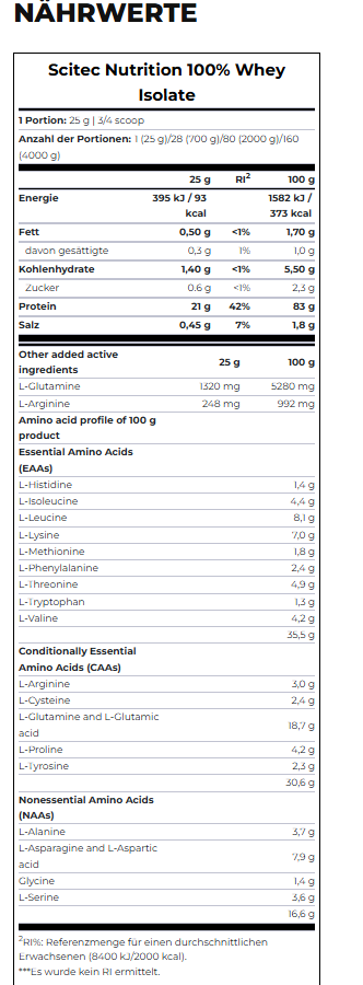 Scitec Whey Isolate 2000g