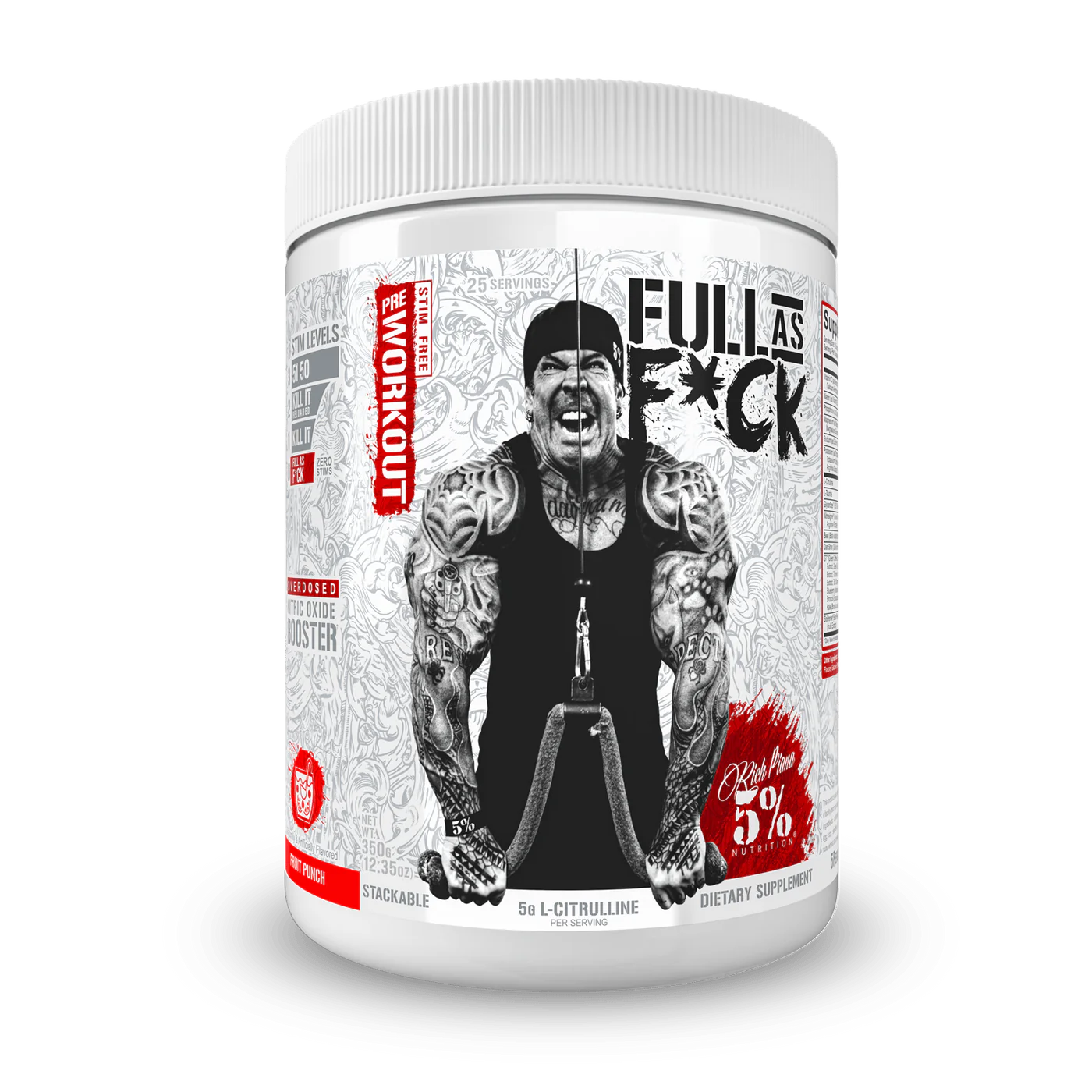 Rich Piana 5% Nutrition Full as F*ck Legendary 375g