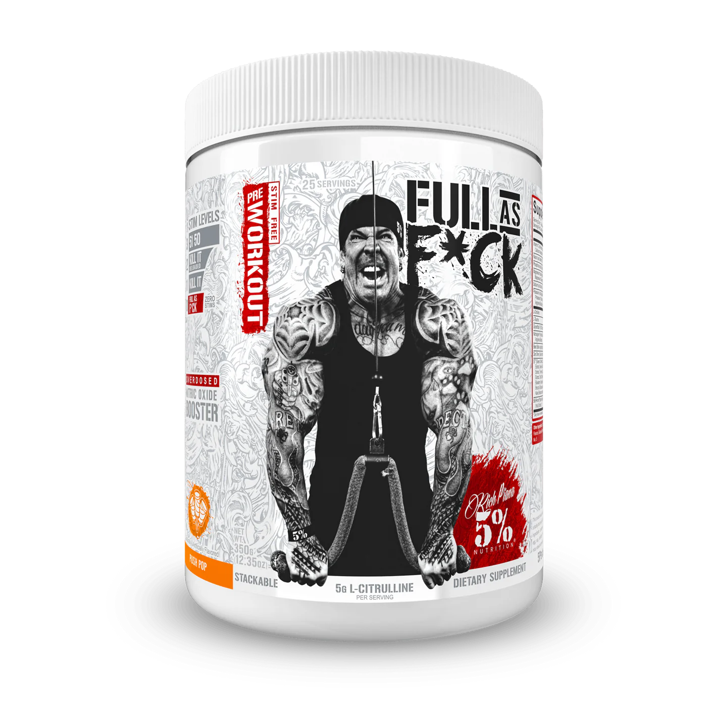 Rich Piana 5% Nutrition Full as F*ck Legendary 375g